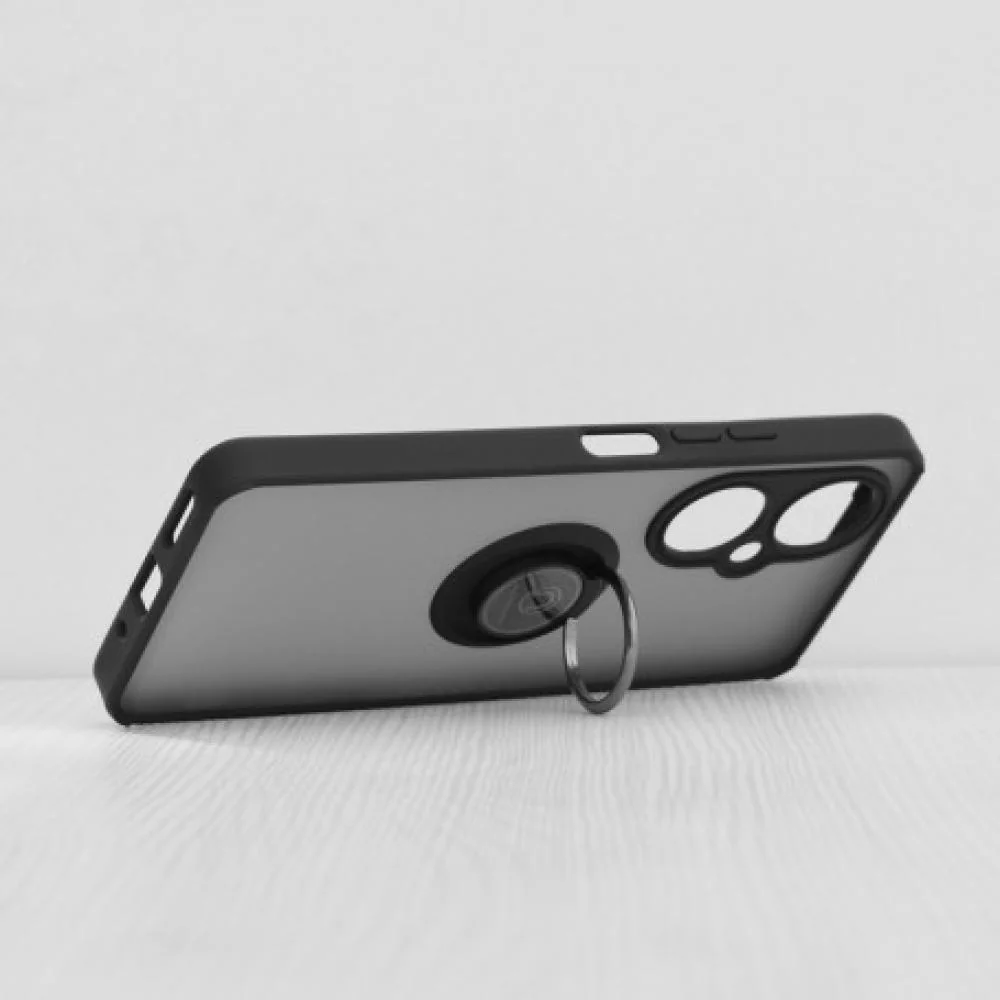 Puzdro pre Huawei Nova 11i - Čierna stojan / magnetická podpora