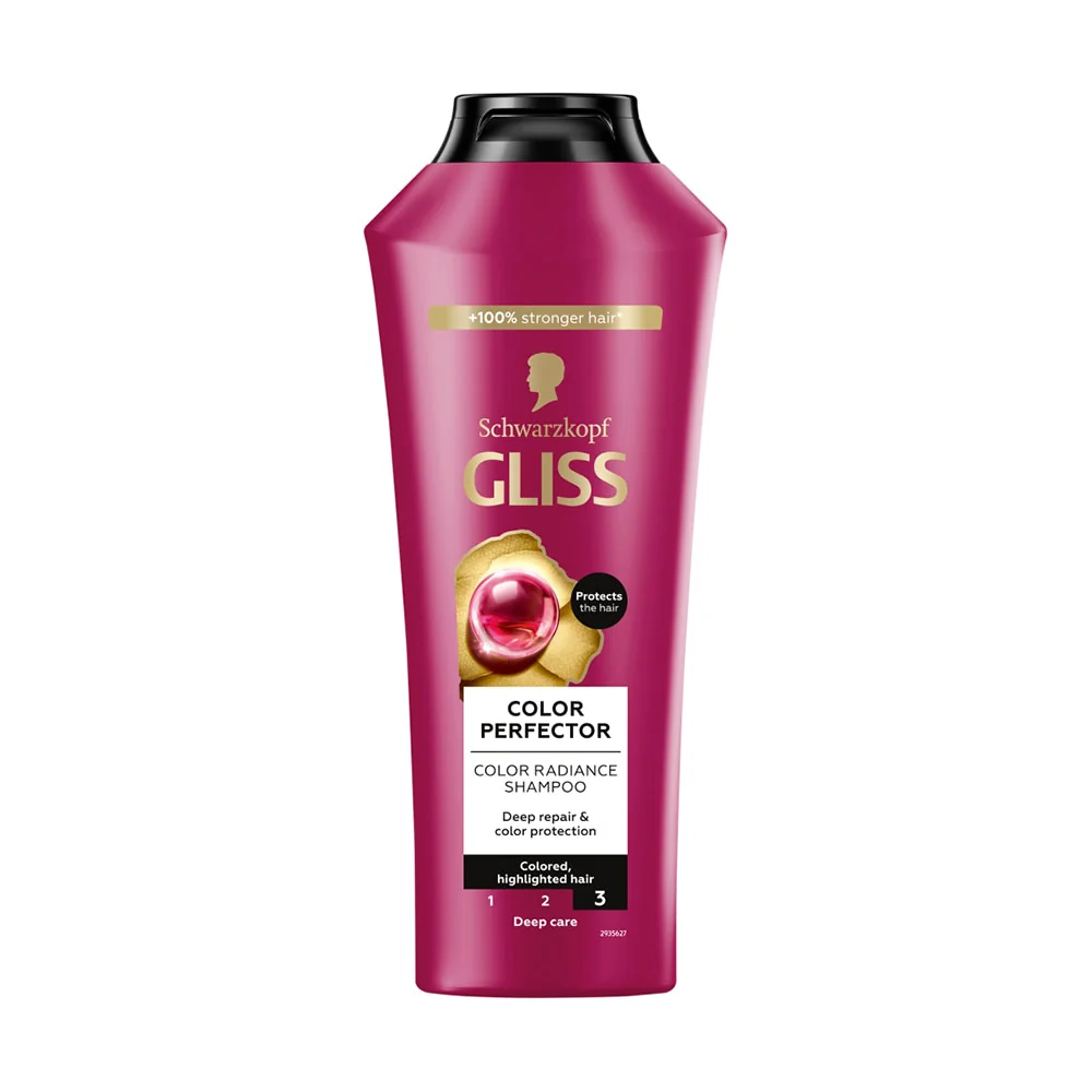 Schwarzkopf Gliss šampón pre farbené Color Perfector 1×400 ml, šampón