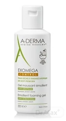 Exomega CONTROL Zvláčňujúci penivý gél 200 ml 1×200 ml, gél na suchú pokožku