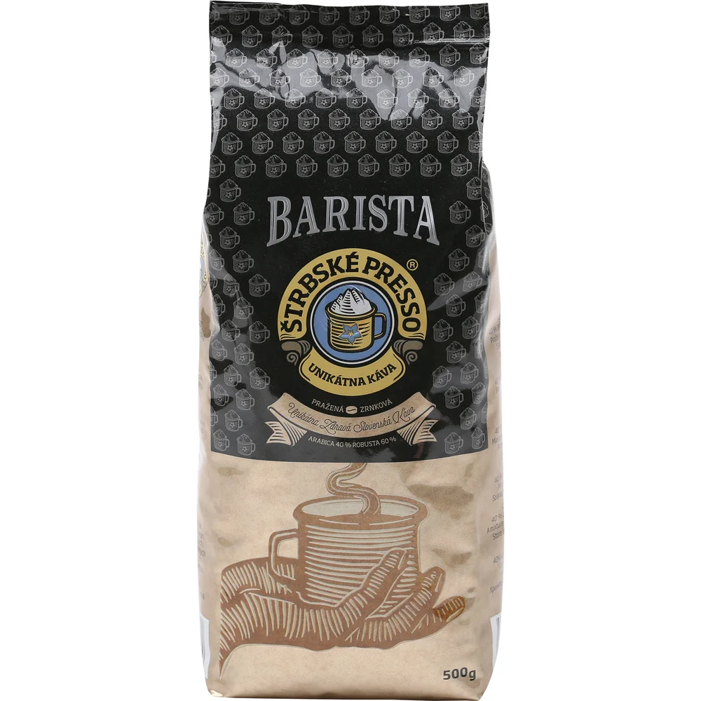 Štrbské Presso Barista Znková Káva 1×500 g, zrnková káva