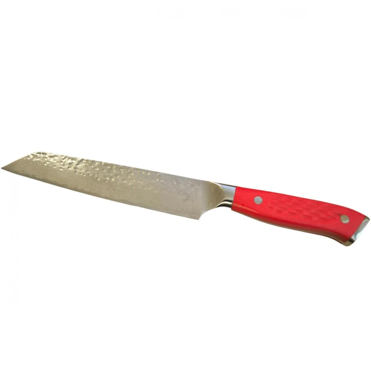 Damaškový kuchynský nôž - Červená 1ks Kiritsuke