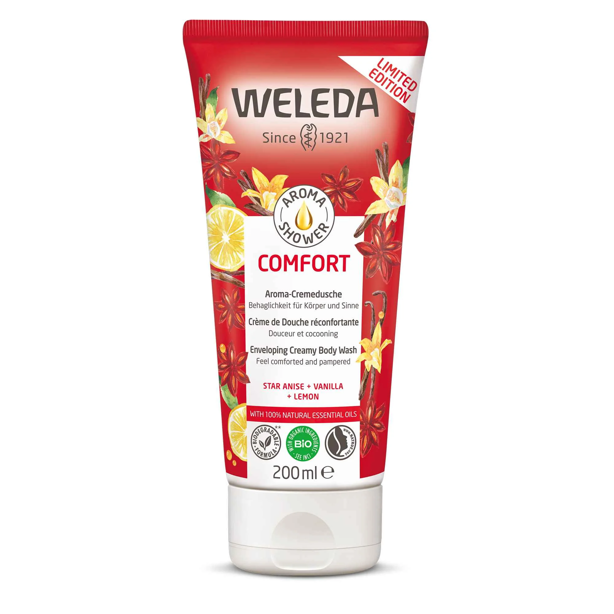 WELEDA Aroma shower COMFORT 1×200 ml, sprchový krém