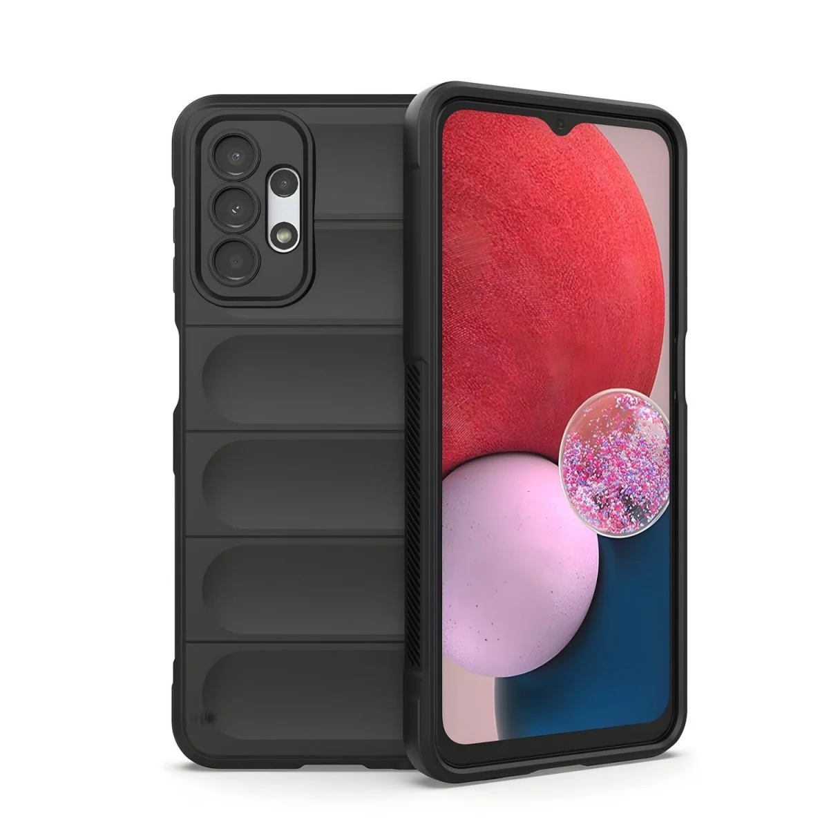 Pancierové puzdro pre Samsung Galaxy A13 5G - Čierna