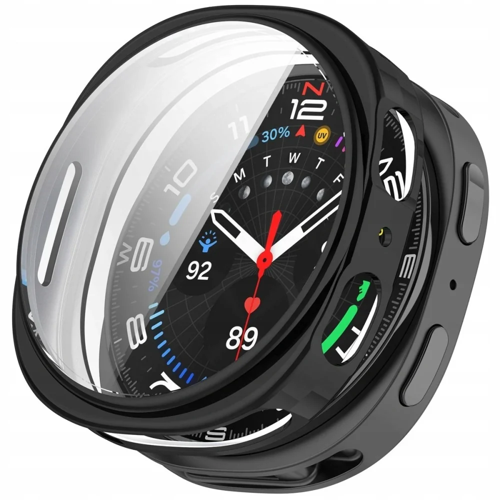 Tech-Protect Defense ochranné sklo na Samsung Galaxy Watch 8 (44mm), č ierne