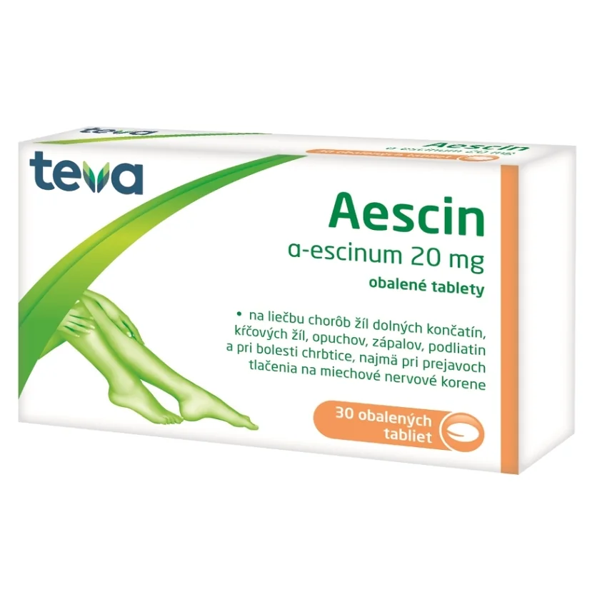 AESCIN 20 mg 30 tbl. 1×30 tbl, obalené tablety