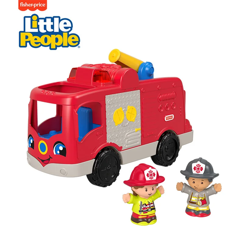 MATTEL - Fisher Price Little People Hasičské Auto Cz/Sk/Eng/Hu/Pl