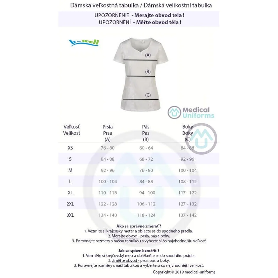 Lekárska košeľa ZDRAVOTNÍČKA XL