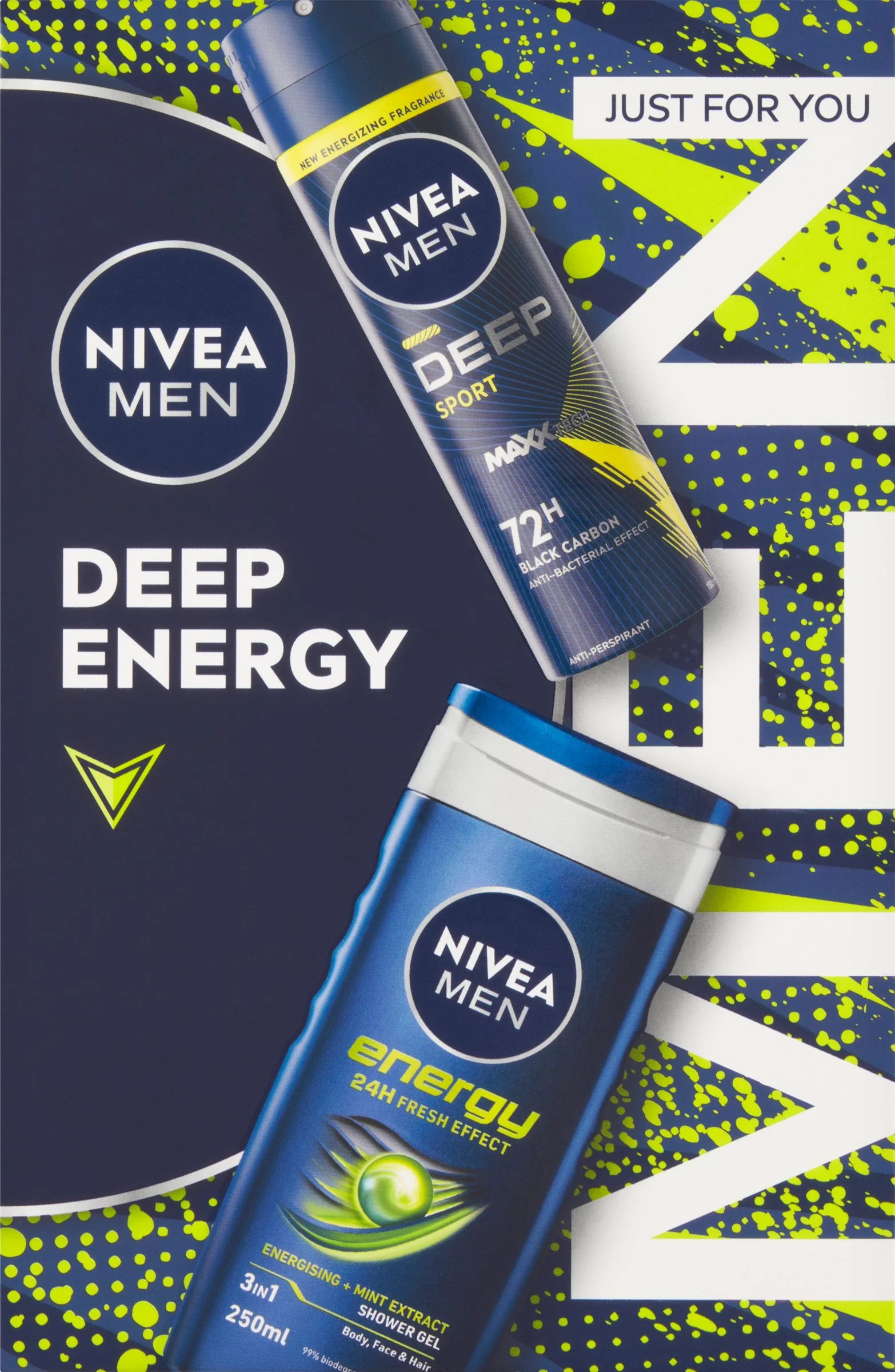 NIVEA MEN BOX DEO SPORT 1×1 ks, darčekové balenie