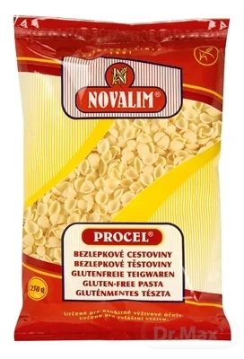 PROCEL - BEZLEPKOVÉ CESTOVINY, MUŠLE 1×250 g, potravina