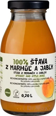 Zdravo 100% MARHUĽOVO-JABLKOVÁ ŠŤAVA 1×200 ml, zmes štiav