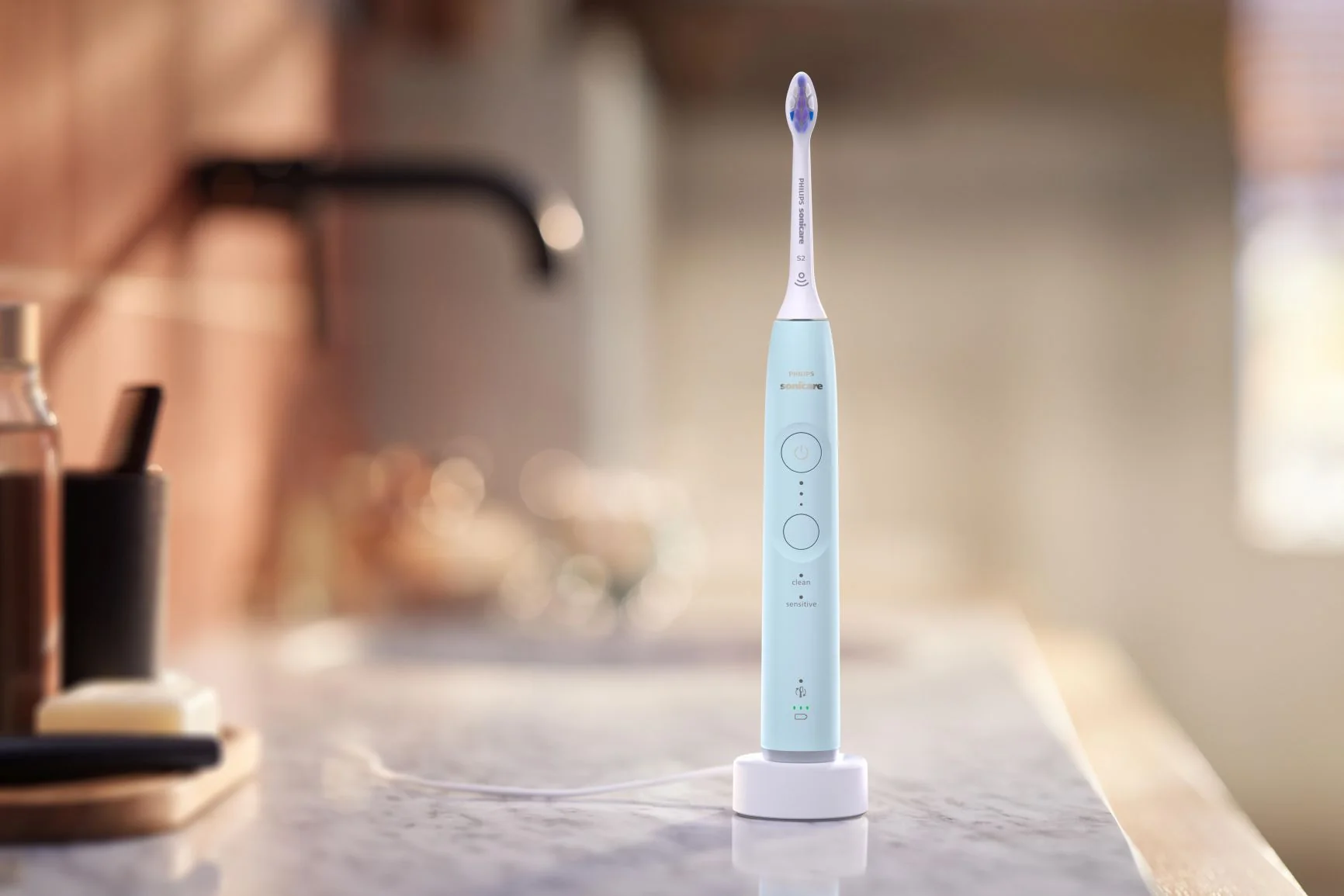 Philips Sonicare 6100
HX7406/01 1×1 ks, sonická elektrická zubná kefka