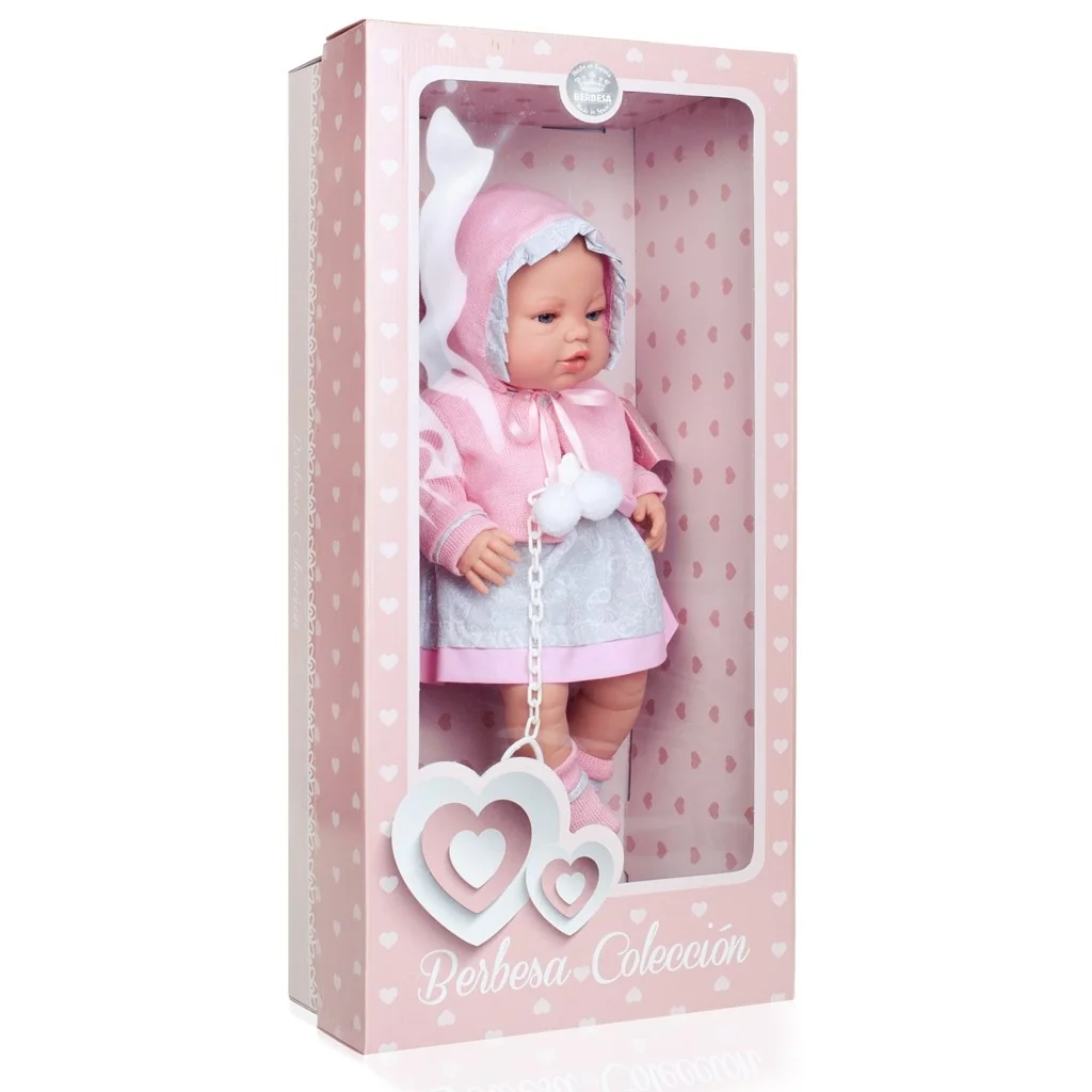 Luxusná detská bábika-bábätko Berbesa Amanda 43cm , 20C33052