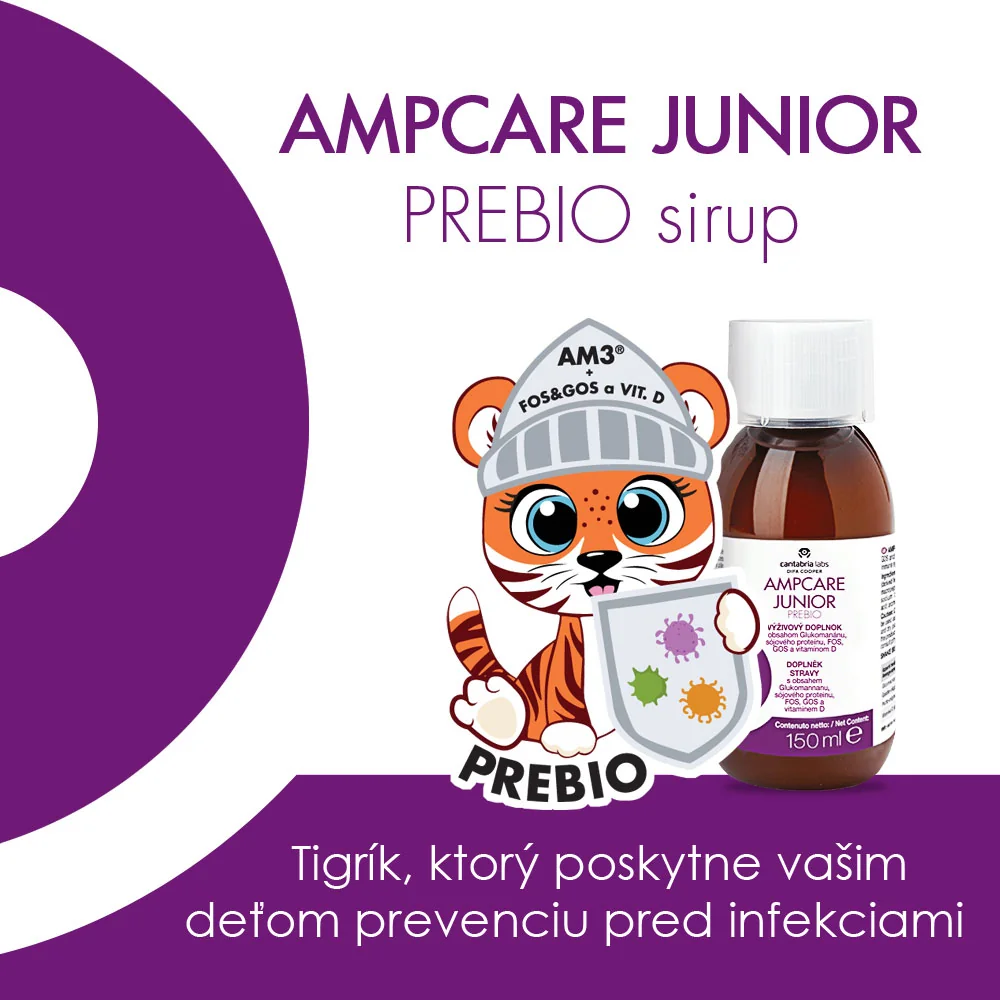 AMPCARE JUNIOR PREBIO sirup 150 ml
