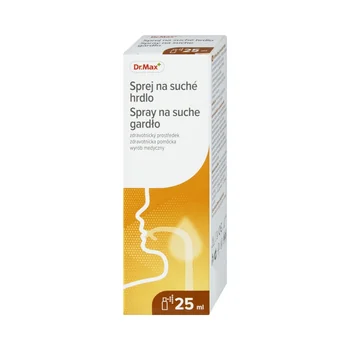 Dr. Max Sprej na suché hrdlo 1×25 ml, sprej na suché hrdlo