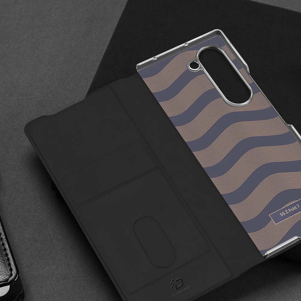 Puzdro na Samsung Galaxy Z Fold 7, čierna 1 ks, Dux Ducis Brill