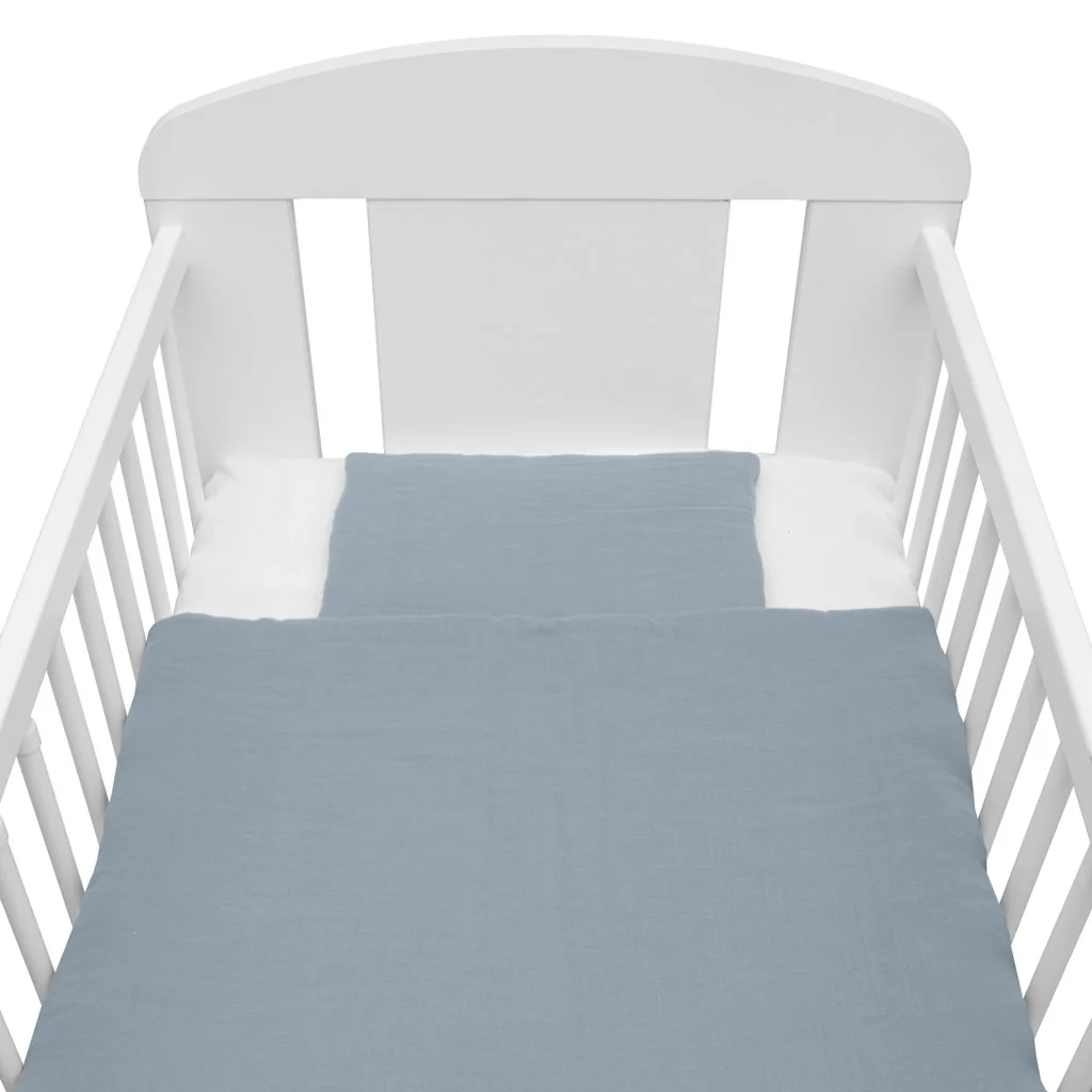 Mušelínový set s výplňou New Baby 80x70 cm modrý , 20C55569