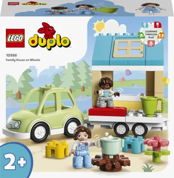 LEGO® DUPLO® 10986 Mobilný rodinný dom 1×1 ks, lego stavebnica