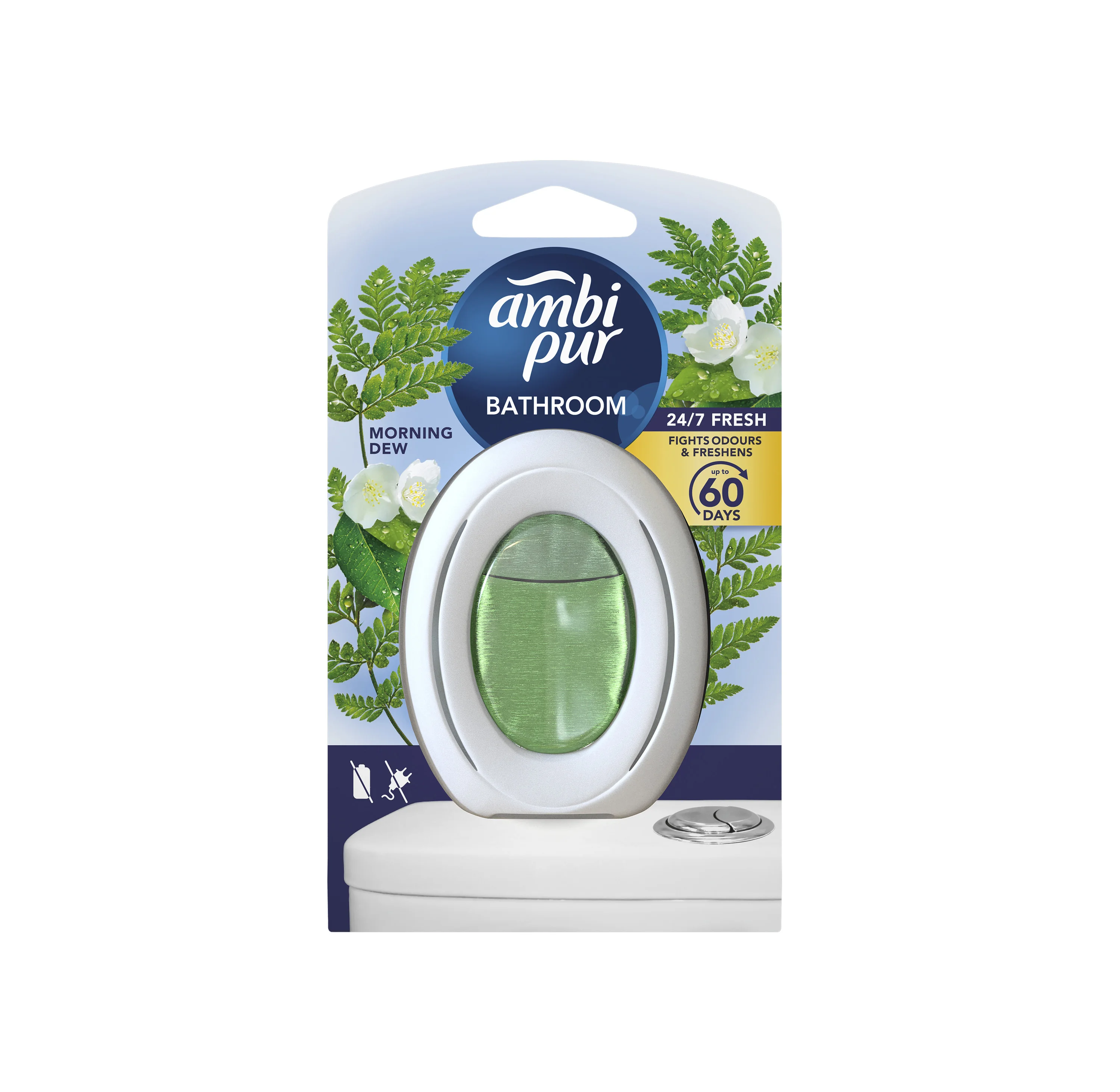 Ambi Pur Bathroom Morning Dew osviežovač vzduchu 8 ml