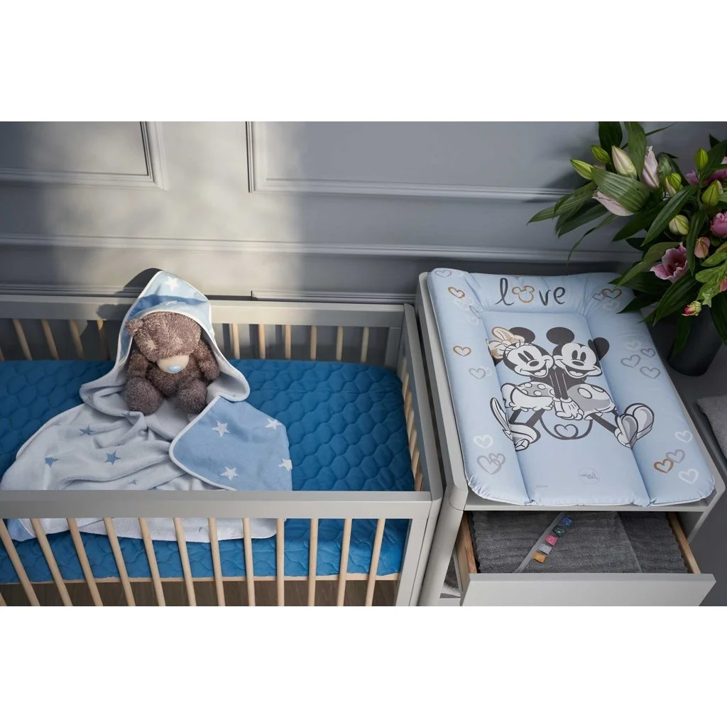 Podložka prebaľovacia mäkká na komodu (50x70) Disney Minnie & Mickey Blue