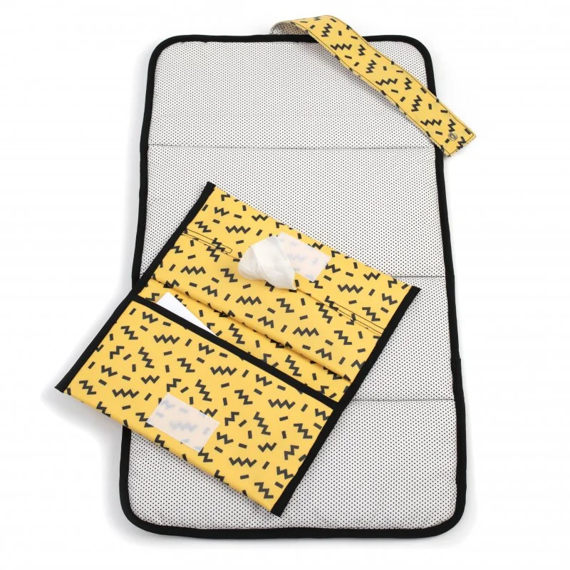 KipKep prebaľovací set NAPPER COMBI-SET Memphis Yellow (bavlna)