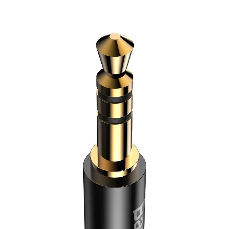Baseus Yiven audio kábel USB-C / 3.5mm jack 1.2m, čierny 