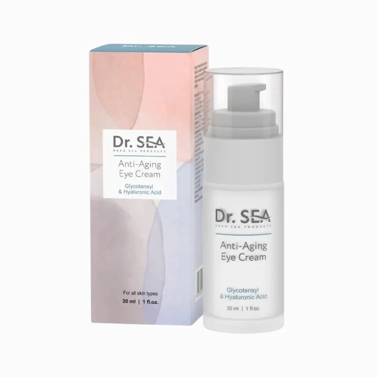 Anti-aging očný krém s komplexom GLYCOTENSYL a kyselinou hyalurónovou, 30 ml - Dr. Sea