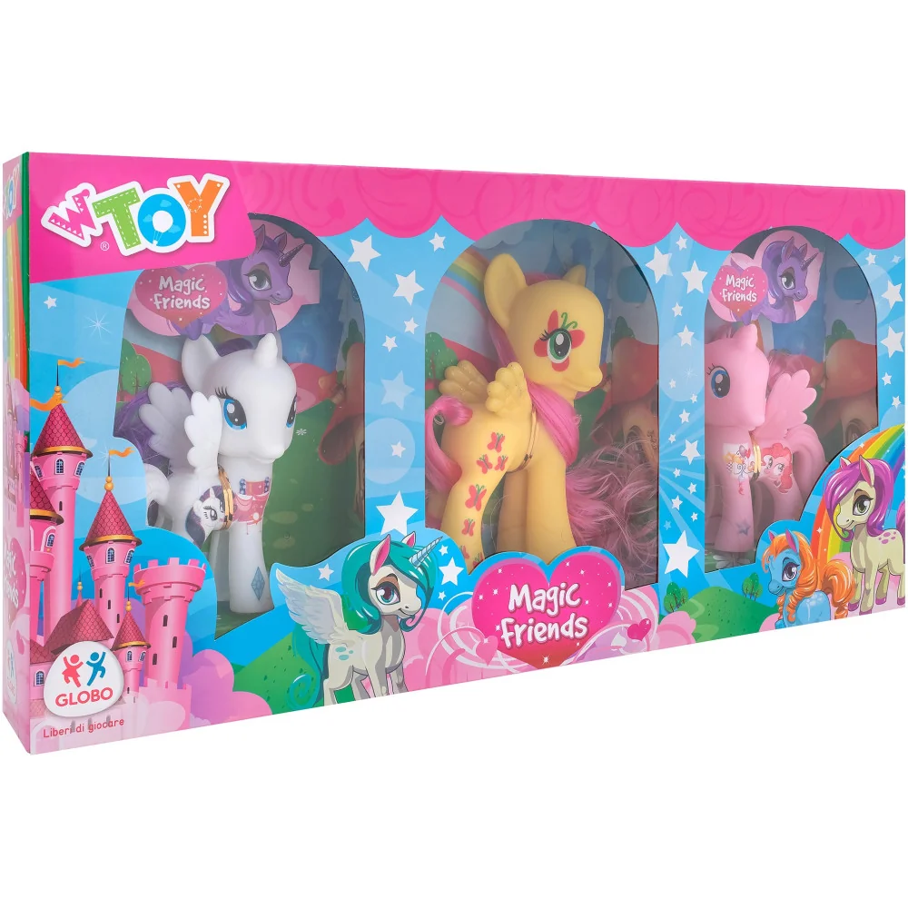 Pony na česanie 3ks-WTOY
