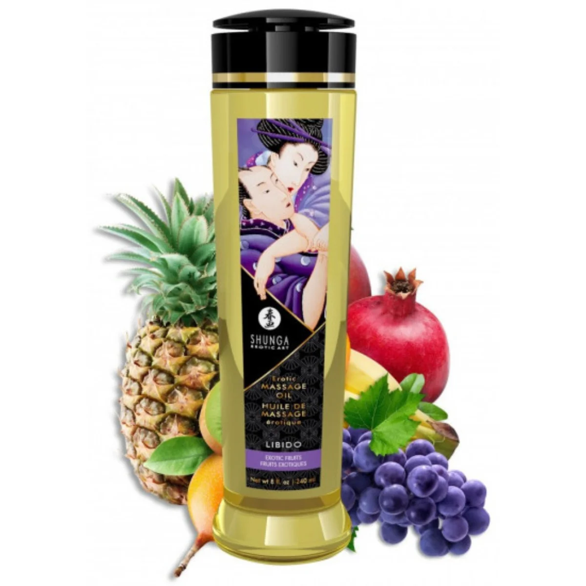 Libido masážny olej exotické ovocie (240 ml)