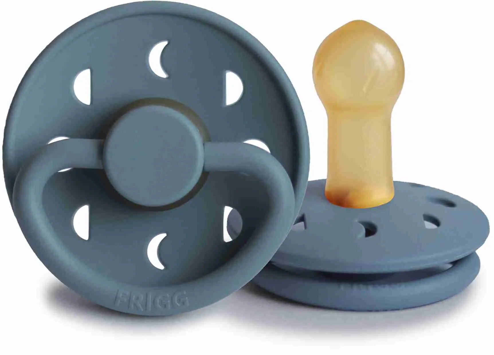 FRIGG Moon Phase kaučukový cumlík Stone Bllue, +6m, 1 ks 1×1ks, kaučukový cumlík