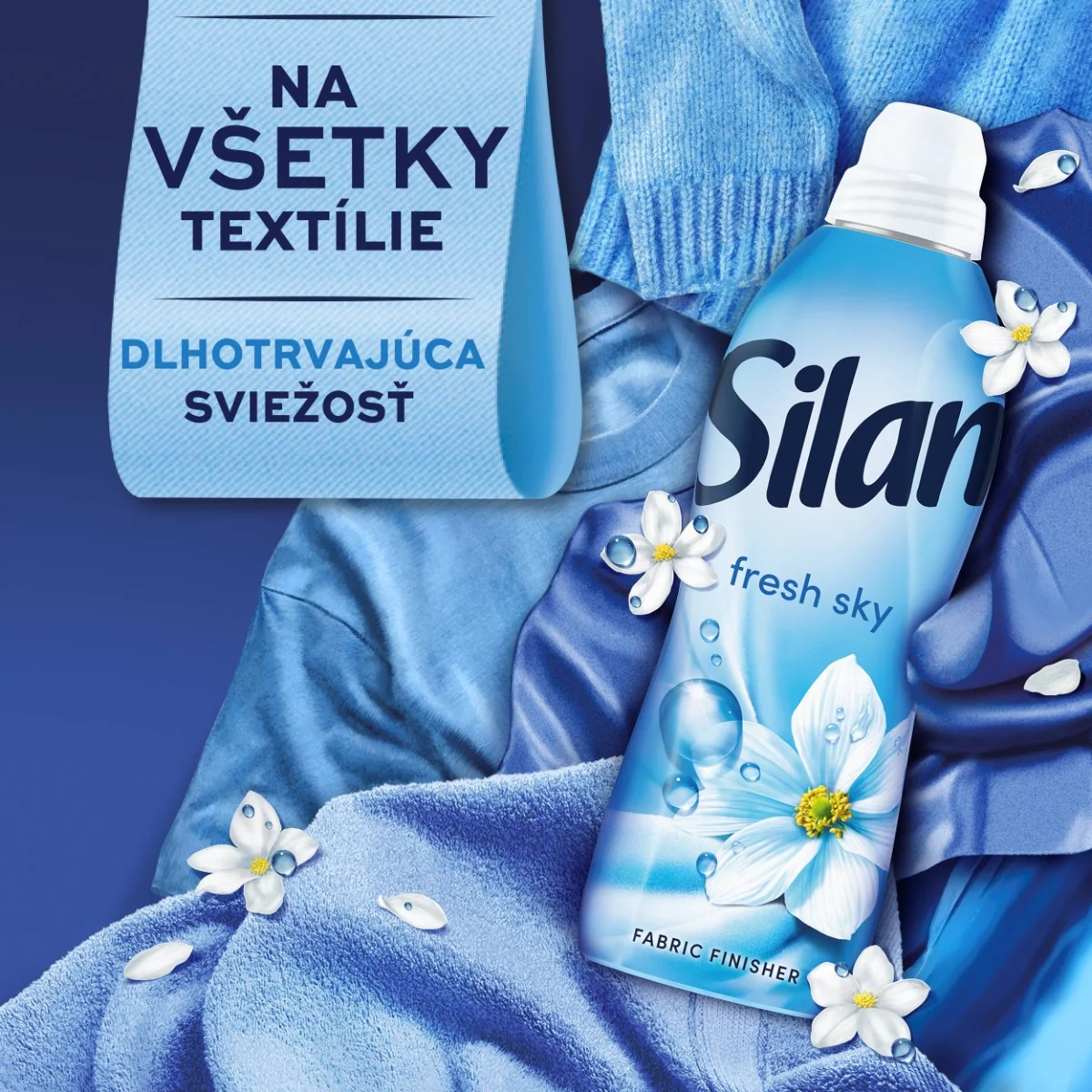 Silan aviváž Fresh Sky 64 praní, 1,408 l 1×1408 ml, aviváž