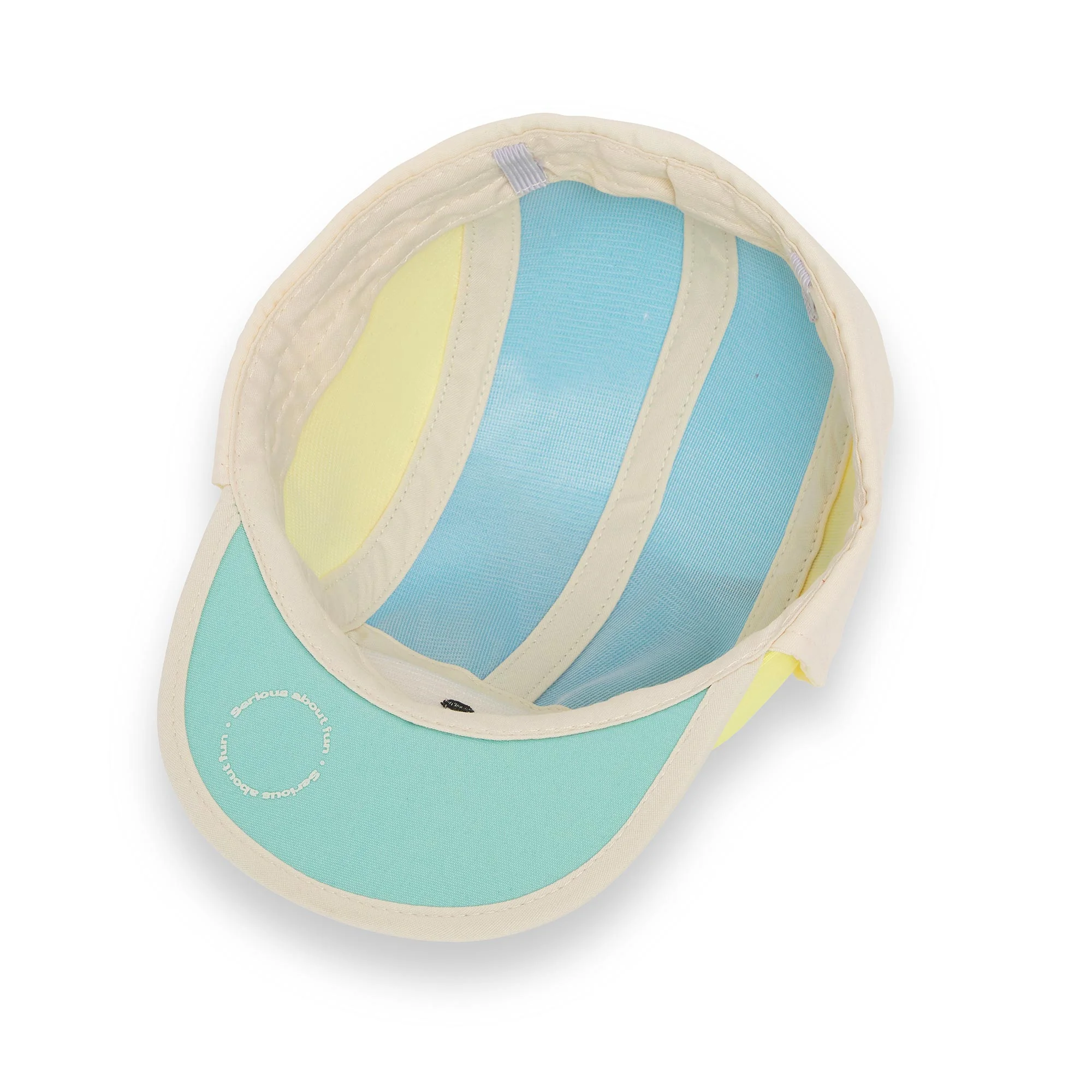 KiETLA FUN OURS‘ON šiltovka s UV ochranou a ochranou krku - Bear Blue 49 - 51 cm