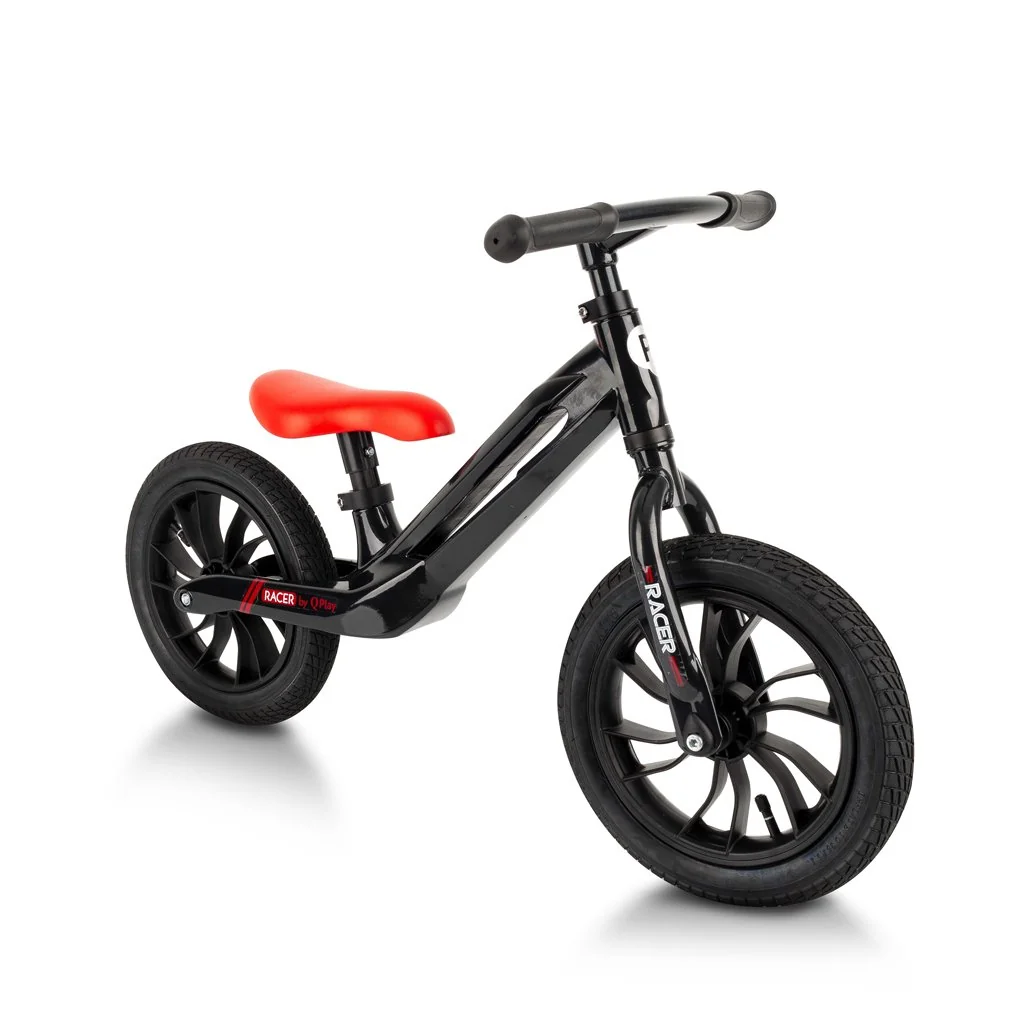 Odrážadlo Racer air (Titanium) Black/ Red, vek 3 - 6 rokov, do 30 kg