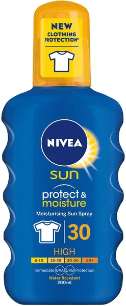 Sun Protect & Moisture Sprej na opaľovanie OF30 200 ml