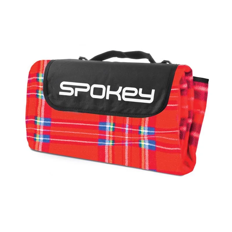 SPOKEY - PICNIC TARTAN Pikniková deka 150x180 cm červené káro
