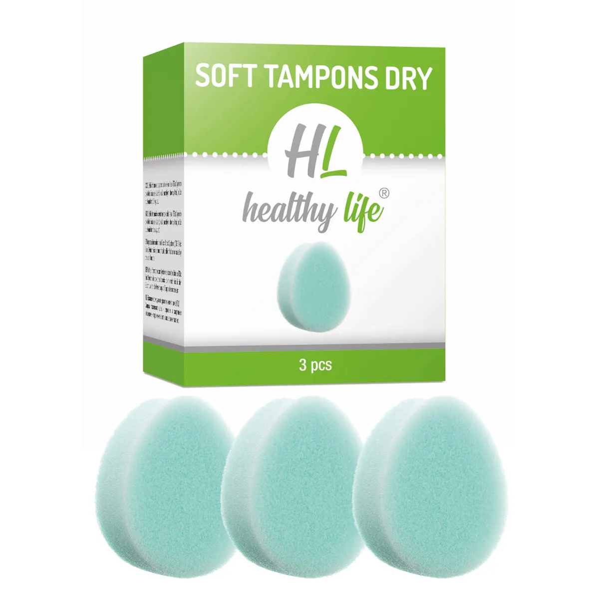 Healthy Life - Tampón Soft Dry  mini pack 1×3 ks, tampón