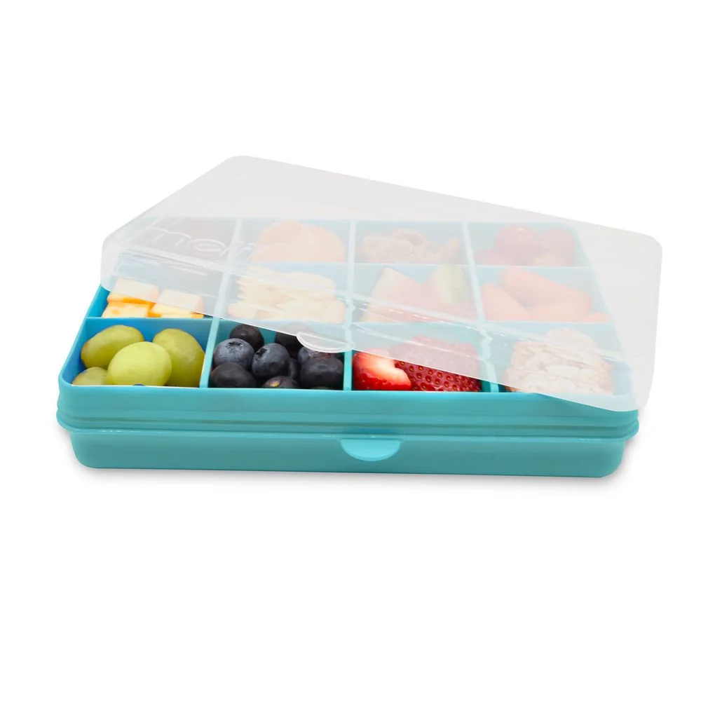Snackle Box krabička na desiatu 1368 ml modrozelená