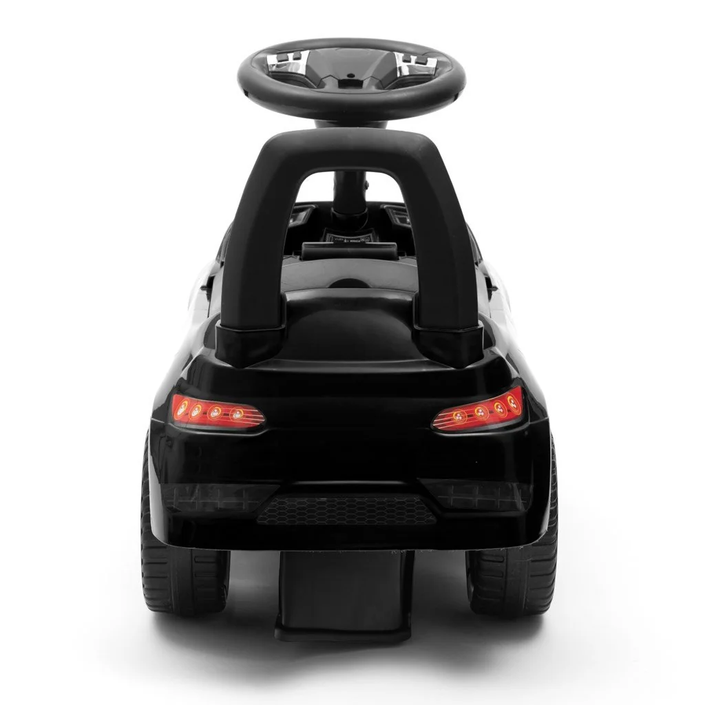 Detské odrážadlo so zvukom Baby Mix RACER čierne 