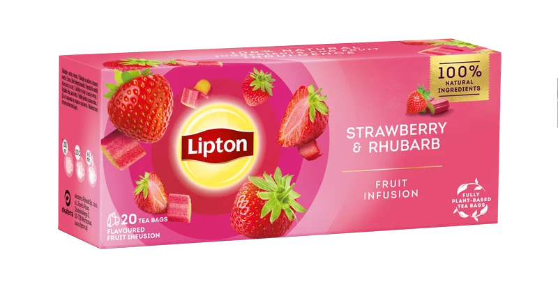 Lipton Strawberry with Rhubarb 1,7g 20 ks