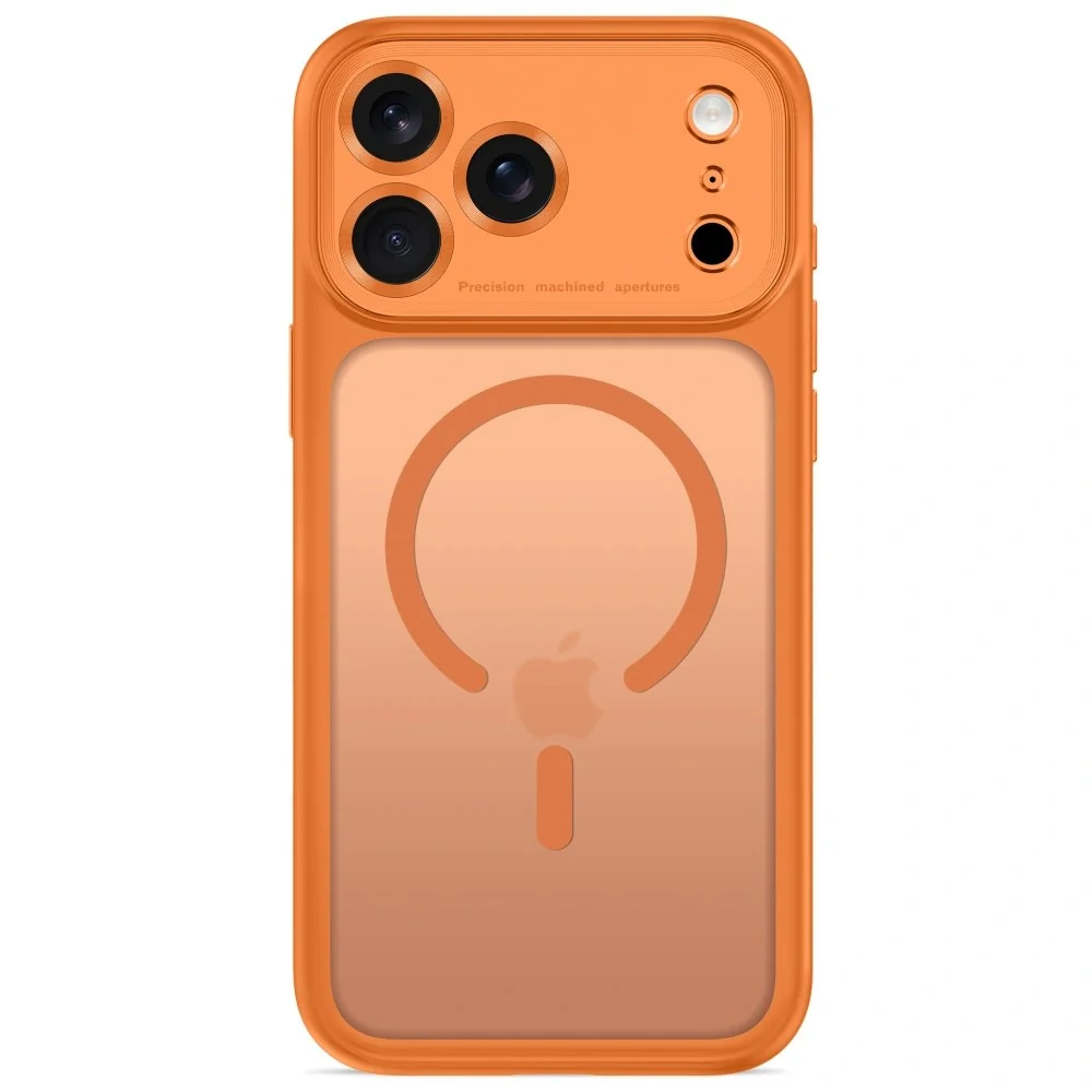 Tech-Protect MagPeak MagSafe CC kryt na iPhone 17 Pro / 18 Pro, oranžový