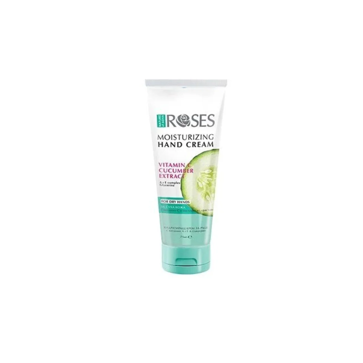HYDRATAČNÝ KRÉM NA RUKY pre suchú kožu s vitamínom C a uhorkou 75 ml - NATURE OF AGIVA
