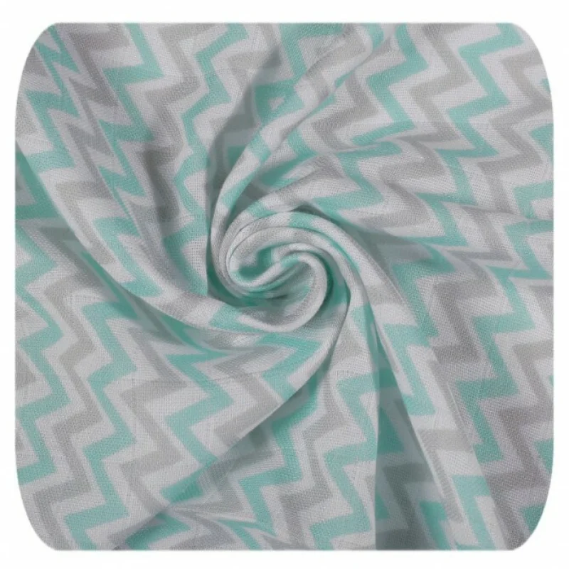 XKKO BMB Bambusová plienka Scandinavian Baby Mint, 70x70, MIX 3ks
