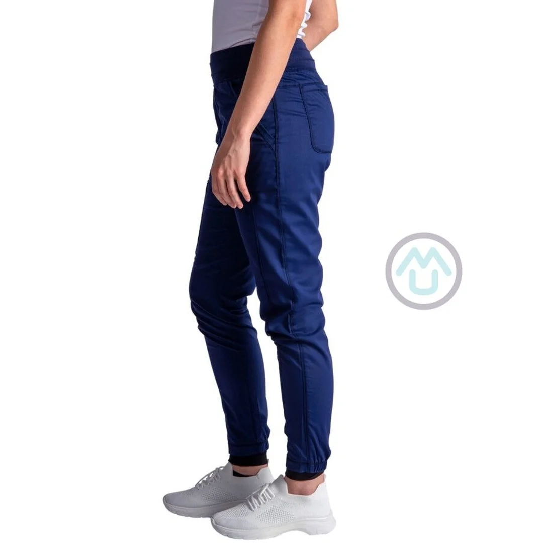 Zdravotnícke dámske jogger nohavice Cherokee Revolution ACTIVE STYLING - námornícky modré 2XL