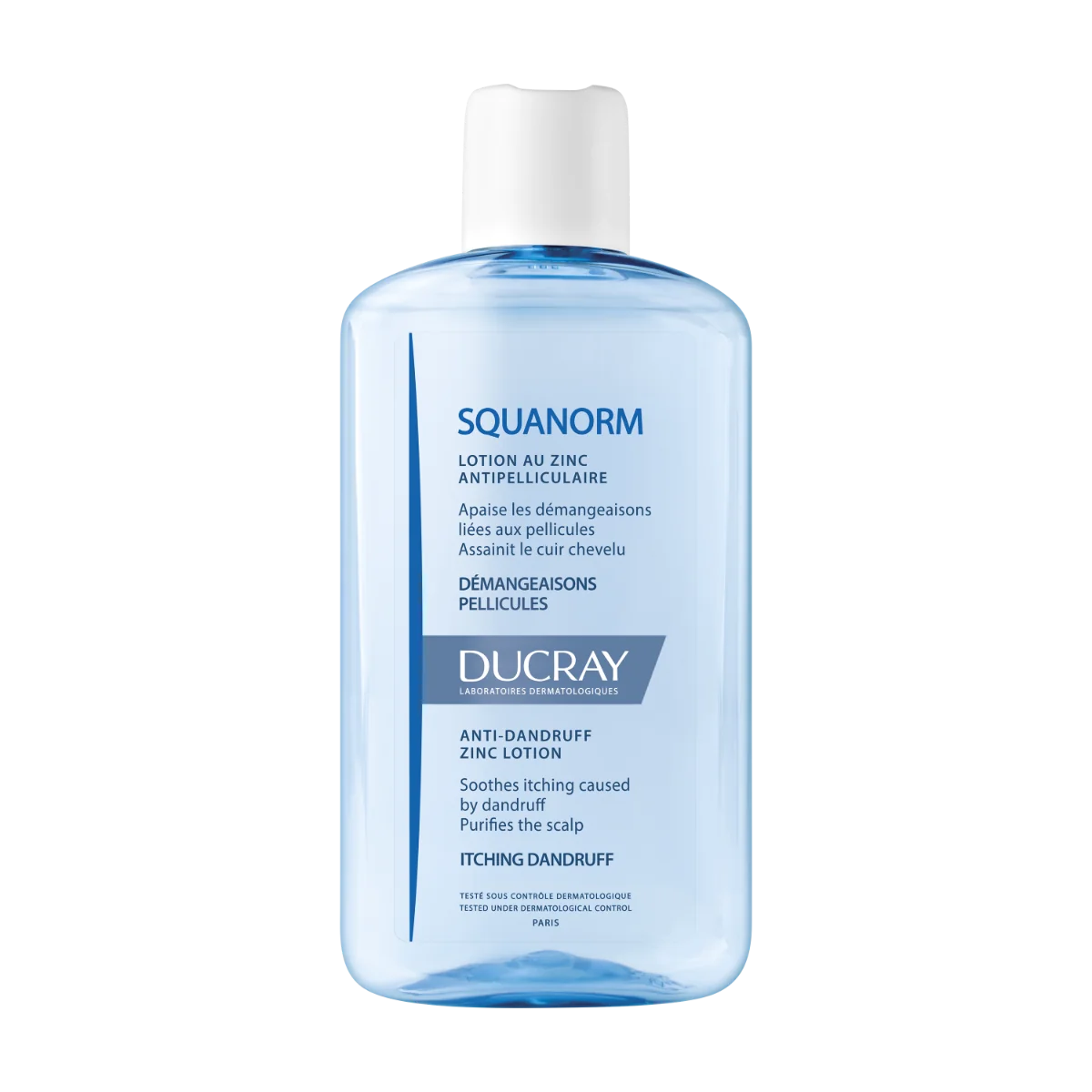 DUCRAY SQUANORM 1×200 ml, roztok so zinkom proti lupinám