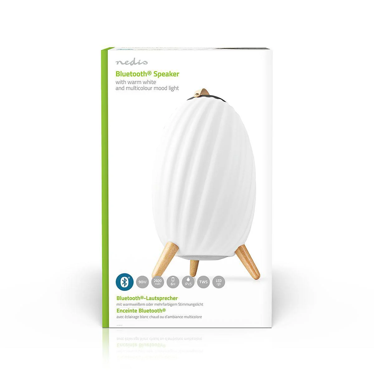 Reproduktor prenosný BLUETOOTH NEDIS SPBT35810WT