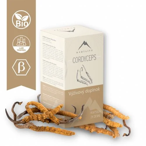 Hrotlife Cordyceps 1×60 cps, výživový doplnok