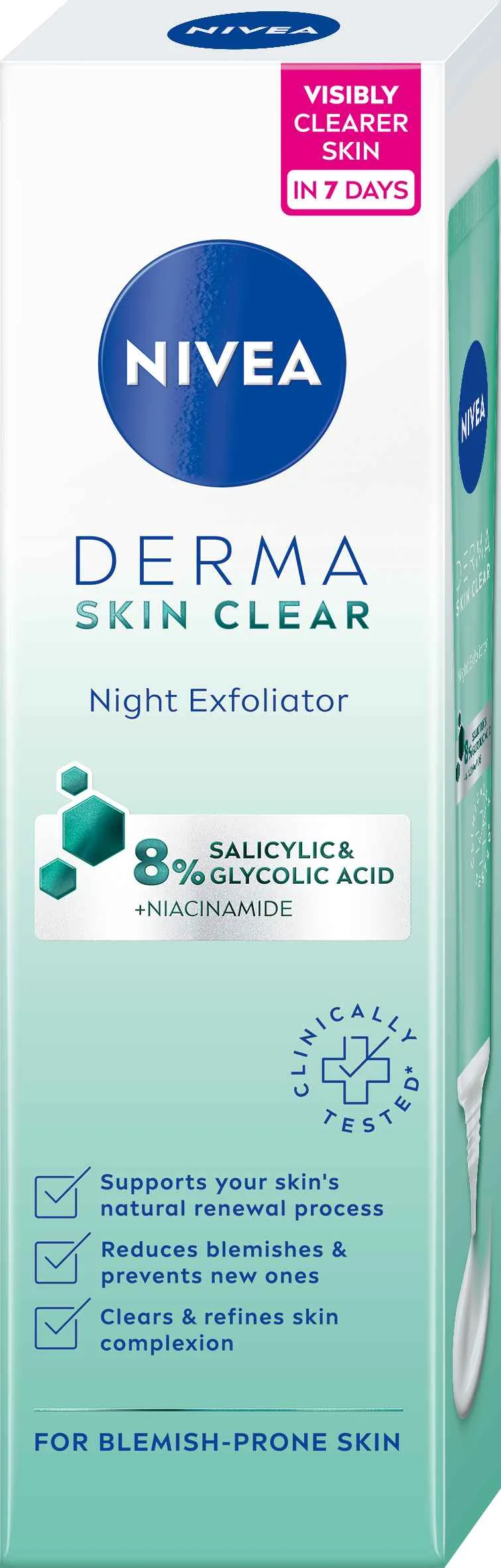 Nivea Derma Activate Exfoliator 40ml 1×40 ml, nočný exfoliátor