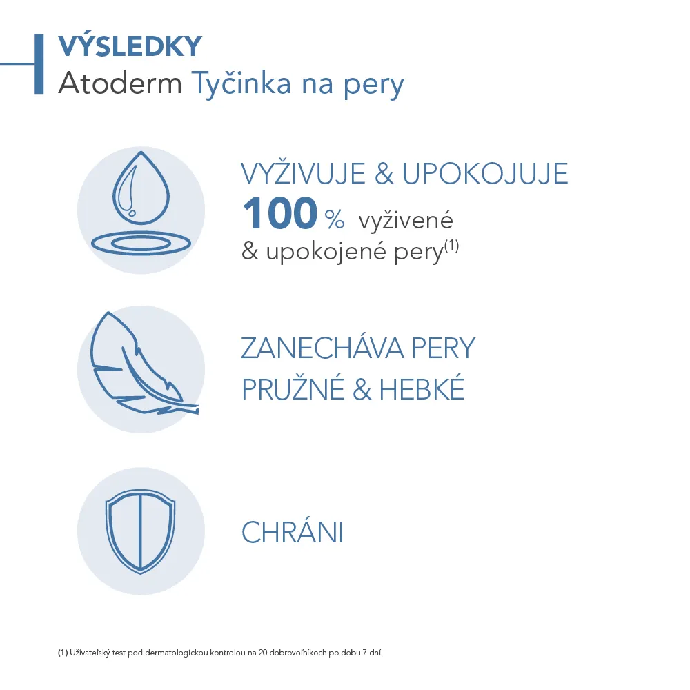 BIODERMA Atoderm Tyčinka na suché a popraskané pery 1×4 g, tyčinka na pery