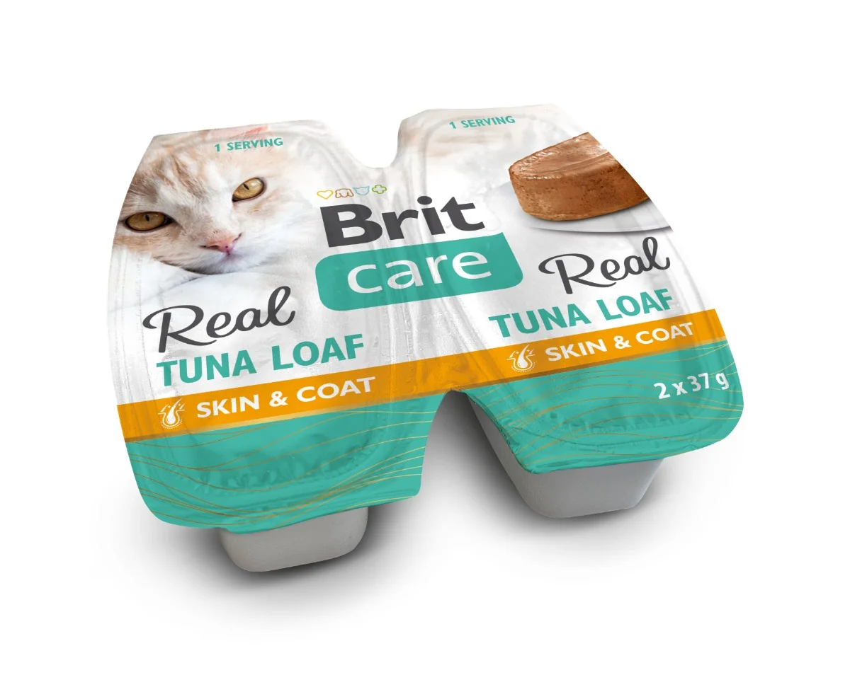 Brit Care Cat Pravý tuniak paštéta 2×37 g