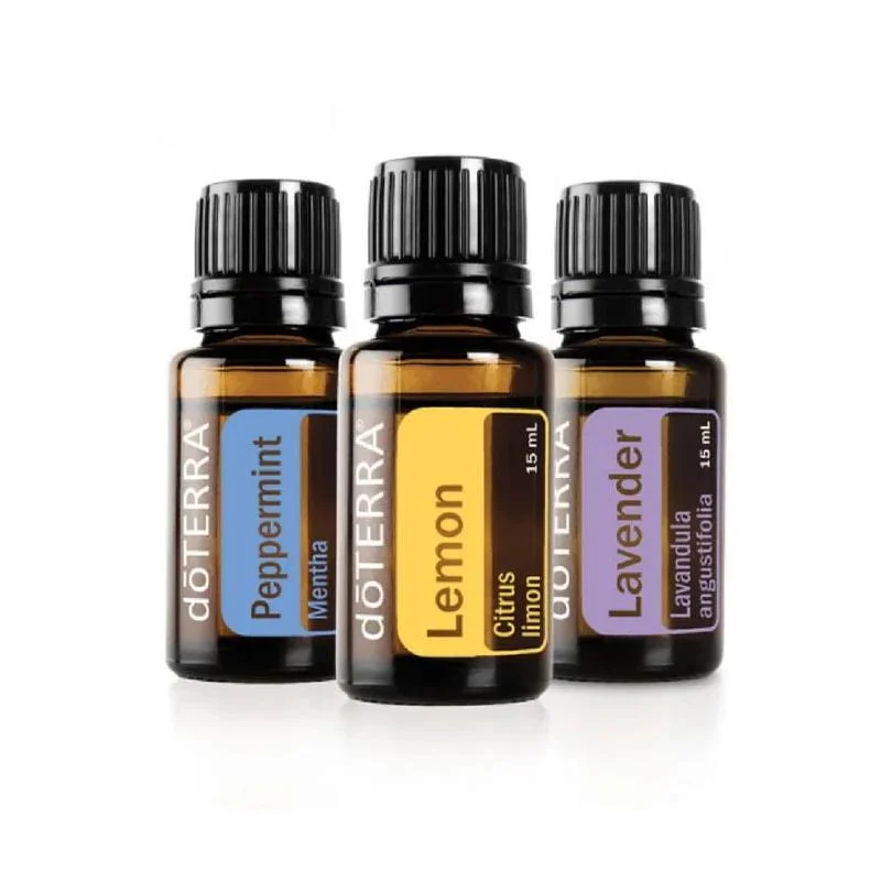DoTerra Trio Esenciálny olejov citrón. levanduľa, mäta 3x5 ml Objem: 15 ml