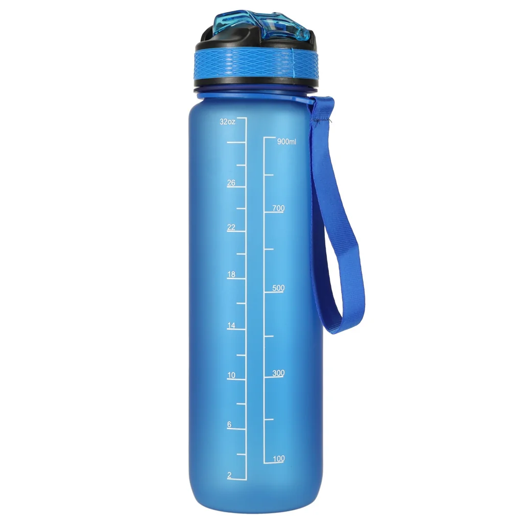 Livefy fľaša na vodu Motivation 1l, modrá